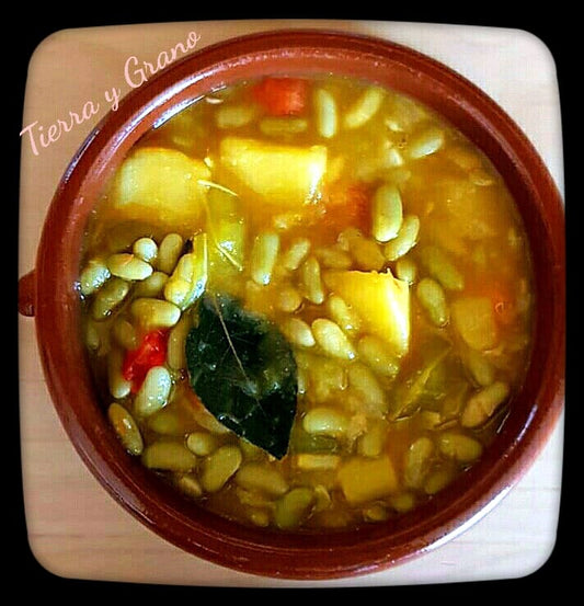 Alubia Verdina con verduras.