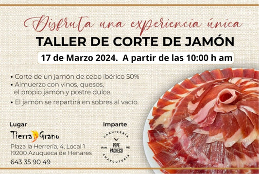 TALLER DE CORTE DE JAMON.