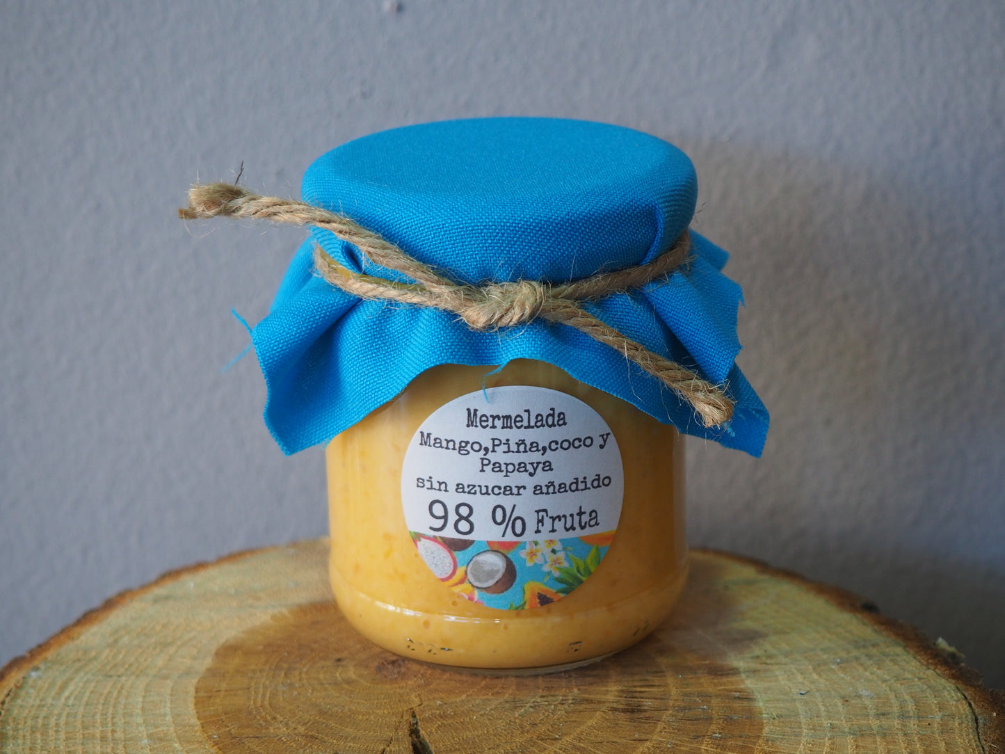 Mermelada Papaya, Piña, Mango y Coco SIN AZUCAR AÑADIDO