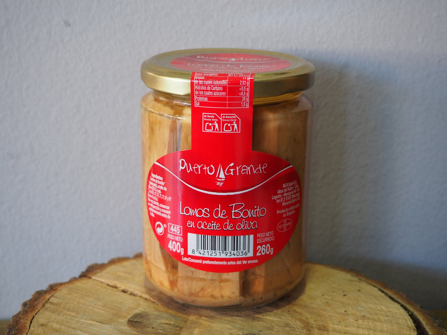 Lomos de Bonito con AOVE