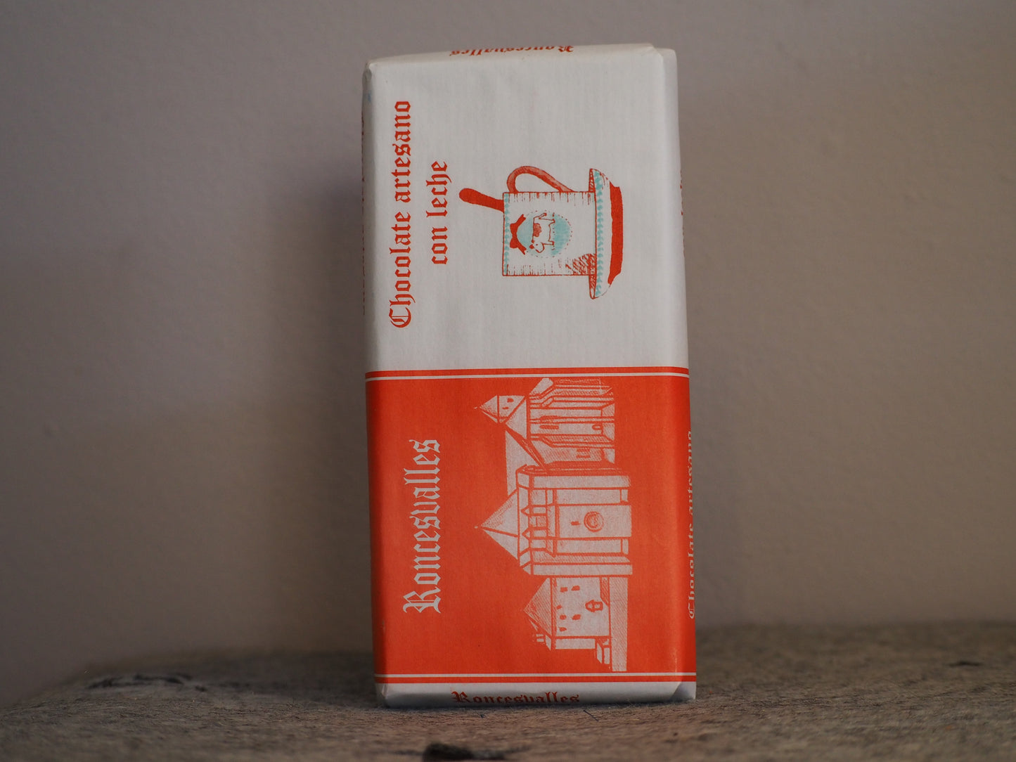 Chocolate artesano con leche