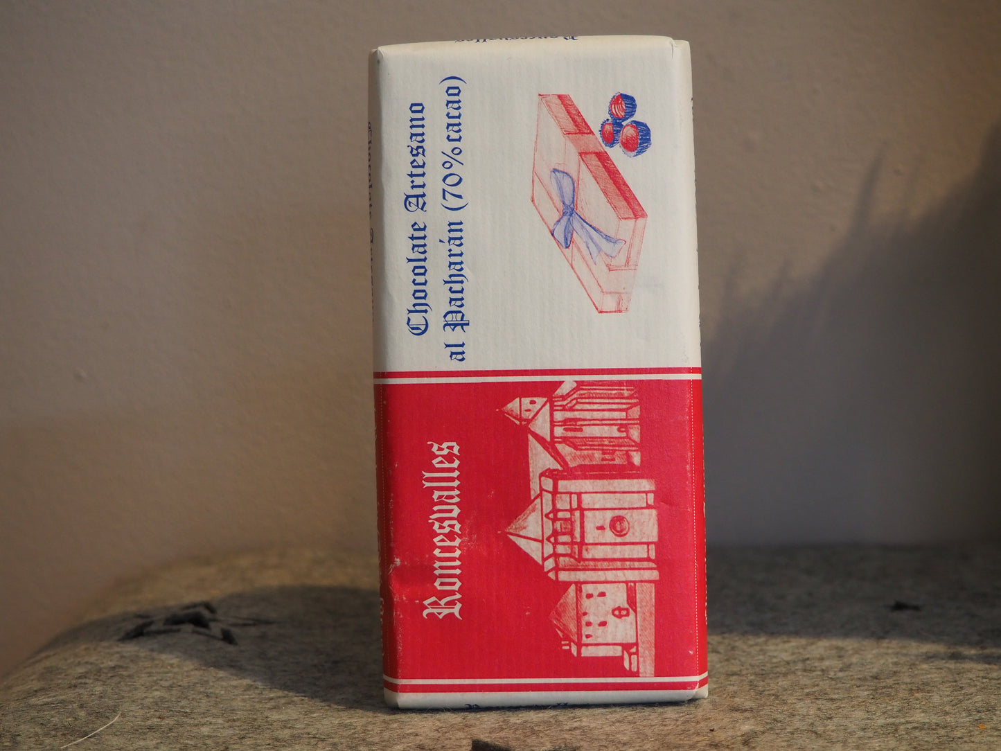 Chocolate artesano al Pacharán 70% cacao