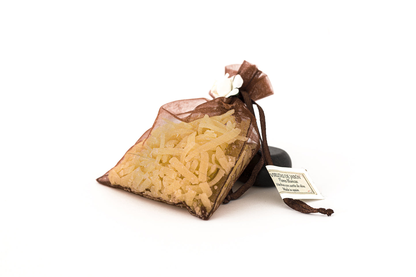 Virutas de jabón flores blancas (35 g)