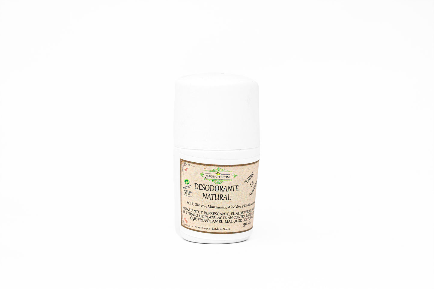 Desodorante natural con aloe  (50 ml) Unisex